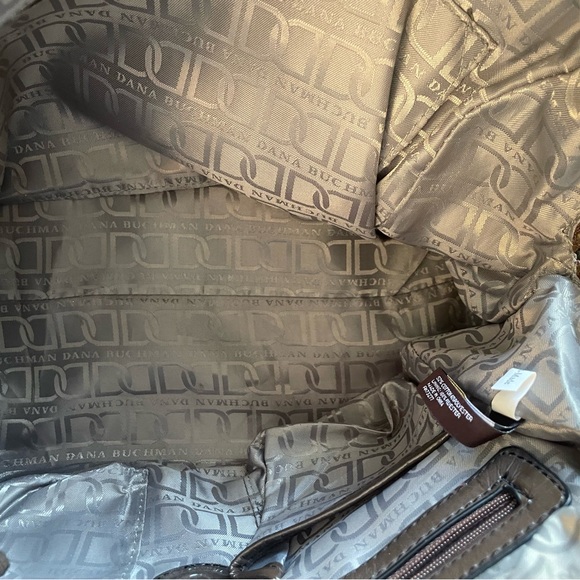 DB Brown Canvas & Leather Monogram Purse. - Picture 5 of 5